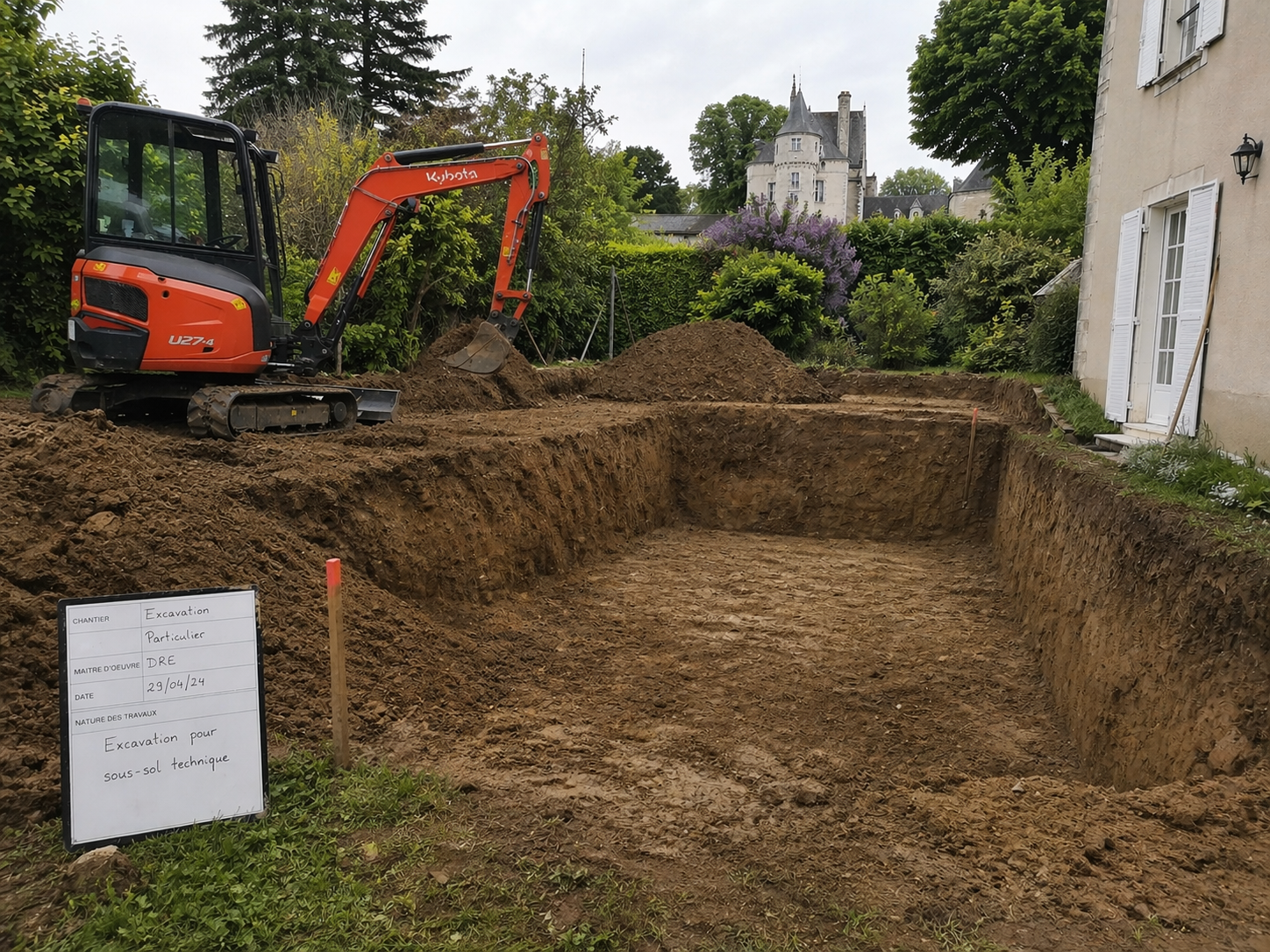 Excavation en Indre-et-Loire — MT 37 Terrassement